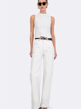 Parentezi Lara Denim Women’s Pants in White